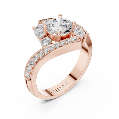 ÉTOILE | The Radiant Embrace Split-Shank Ring