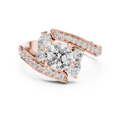 ÉTOILE | The Radiant Embrace Split-Shank Ring