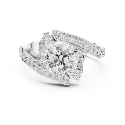 ÉTOILE | The Radiant Embrace Split-Shank Ring