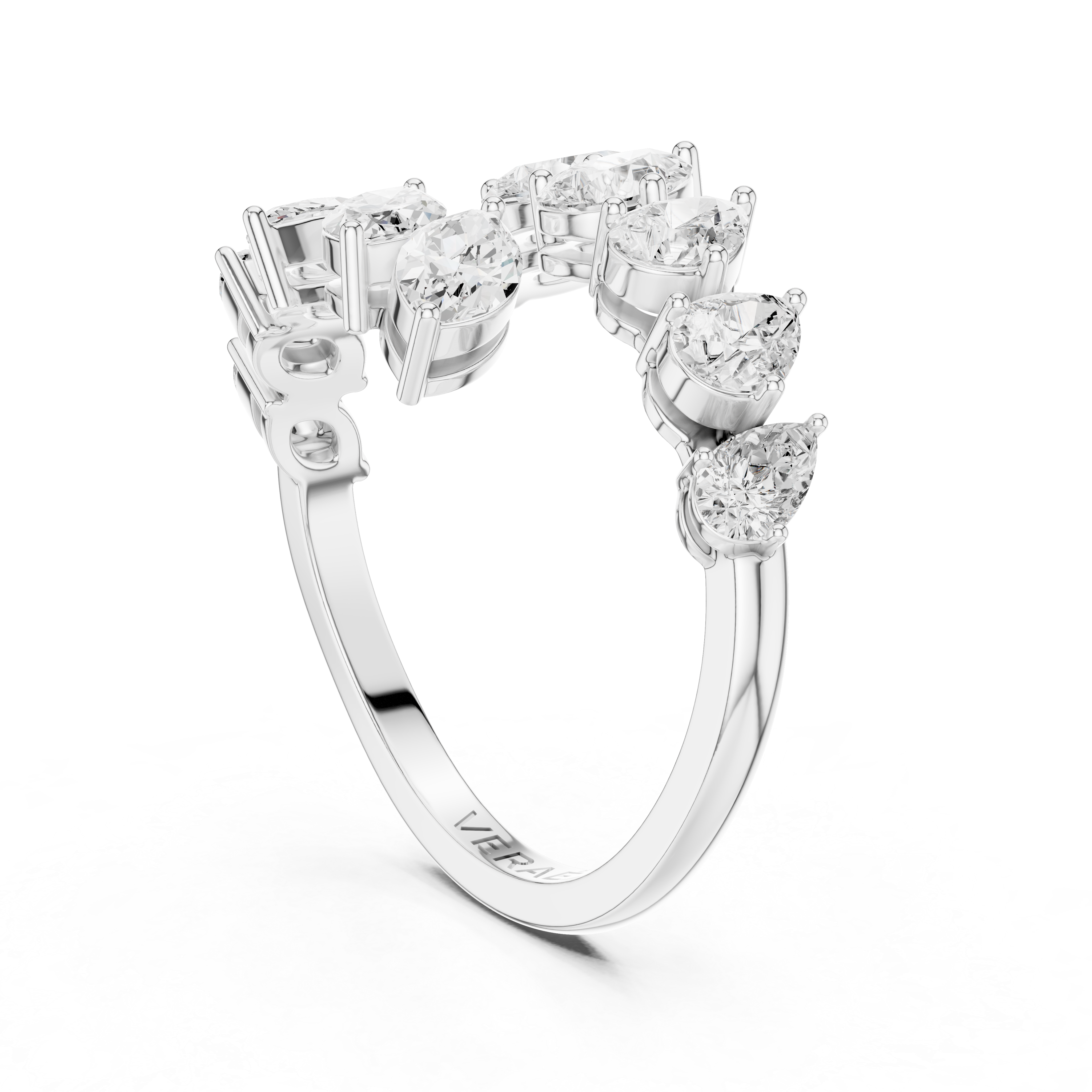 SEREN | The Cascade Marquise & Pear Bypass Ring