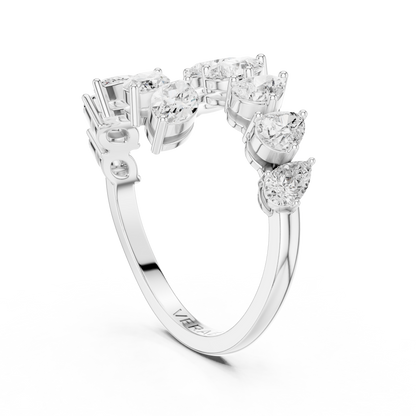 SEREN | The Cascade Marquise & Pear Bypass Ring