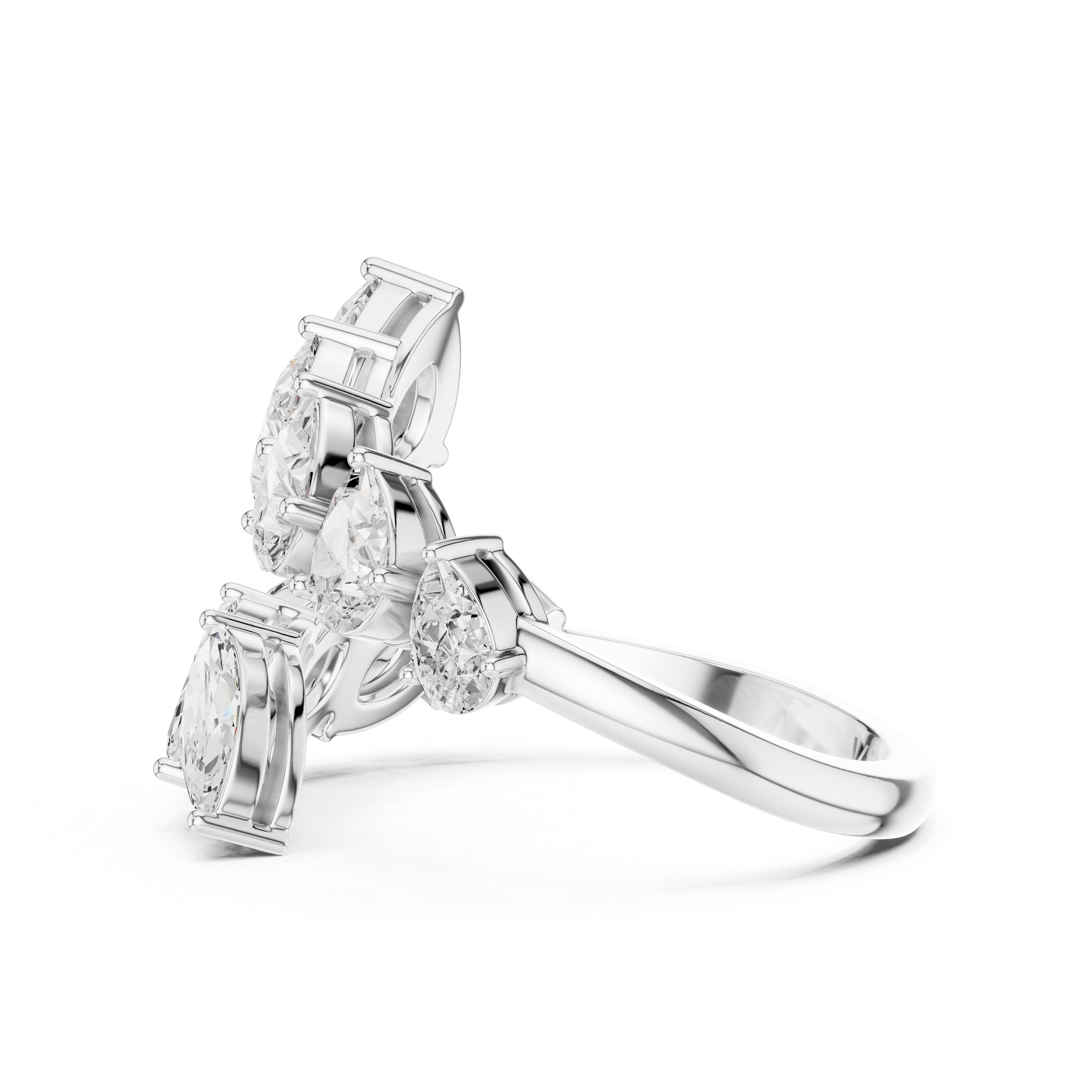 SEREN | The Cascade Marquise & Pear Bypass Ring