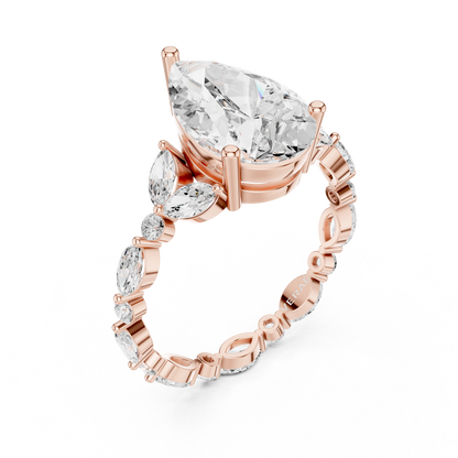 ÉTOILE | The Celestial Pear Marquise Ring