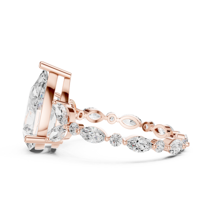 ÉTOILE | The Celestial Pear Marquise Ring