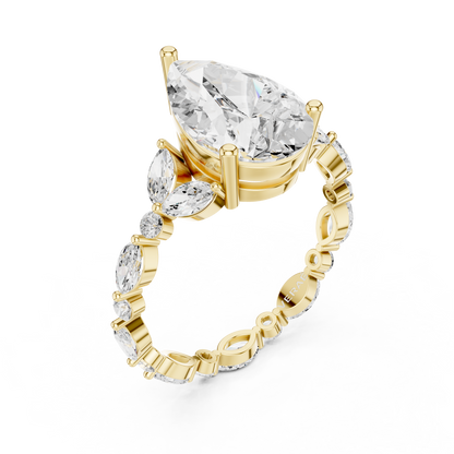 ÉTOILE | The Celestial Pear Marquise Ring