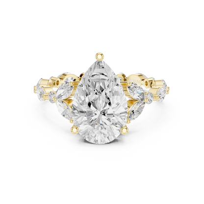 ÉTOILE | The Celestial Pear Marquise Ring