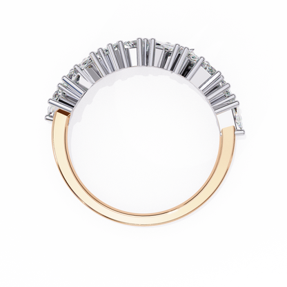 TRINITYÉ | Aria Baguette Curve Ring