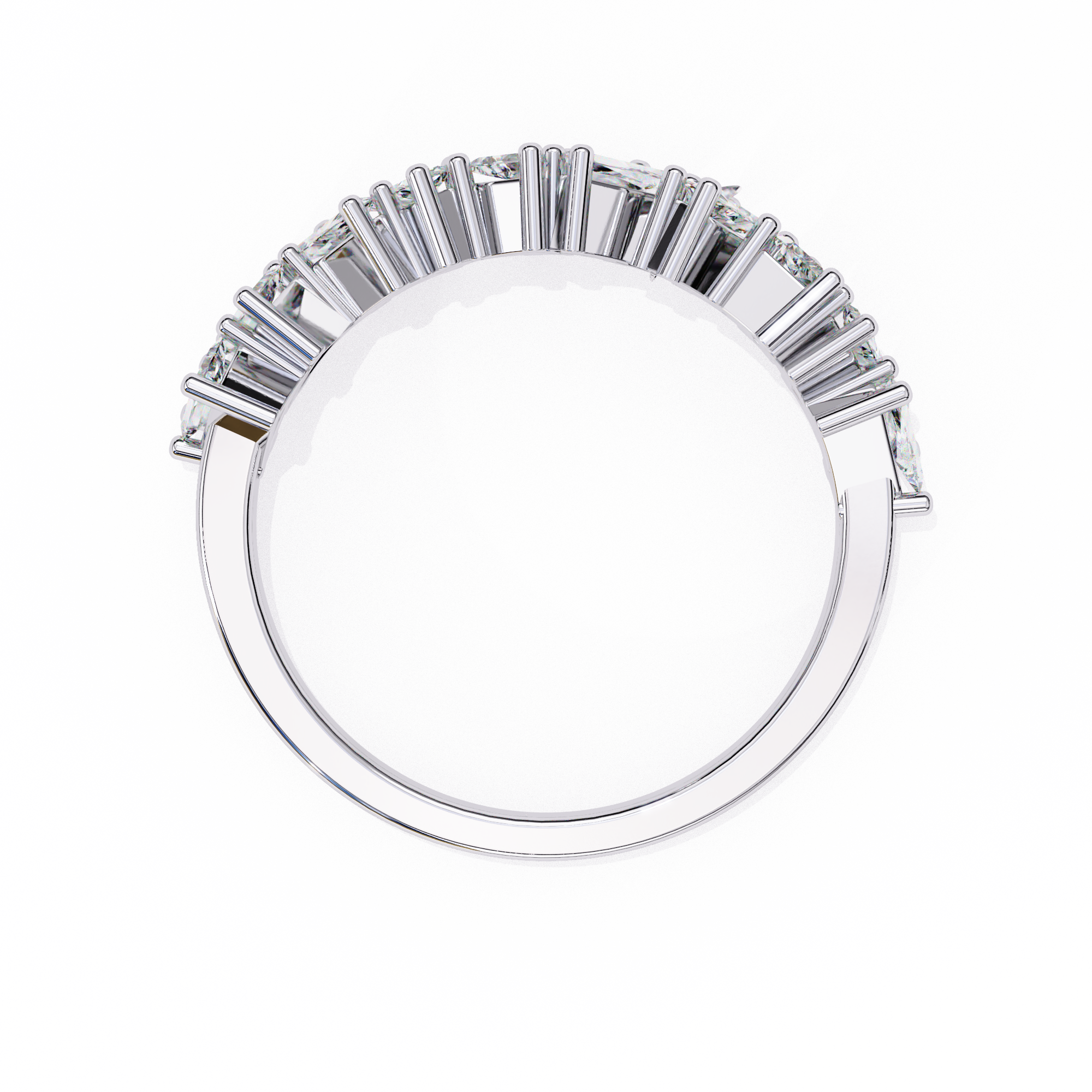 TRINITYÉ | Aria Baguette Curve Ring