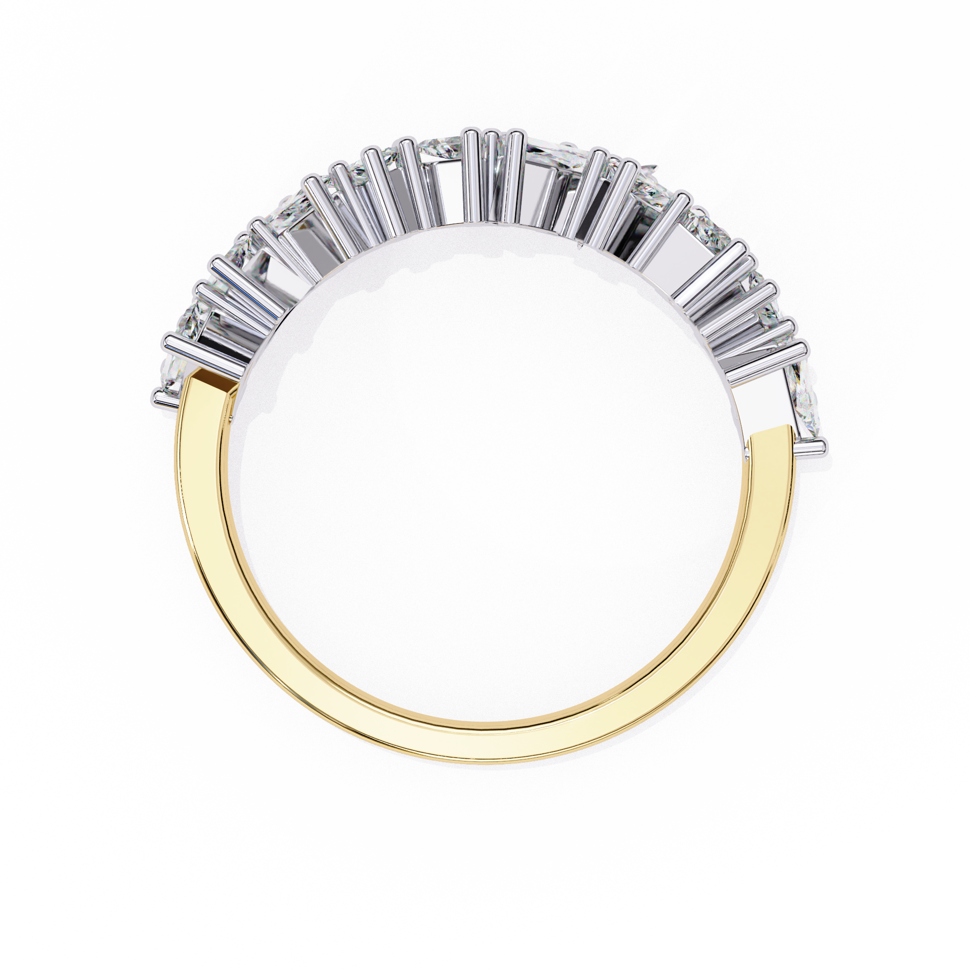 TRINITYÉ | Aria Baguette Curve Ring