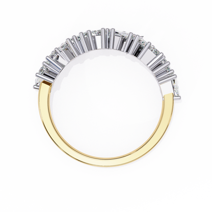 TRINITYÉ | Aria Baguette Curve Ring
