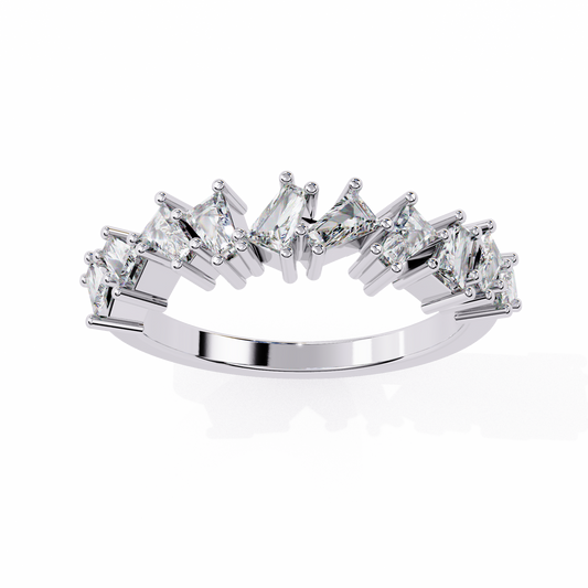 TRINITYÉ | Aria Baguette Curve Ring