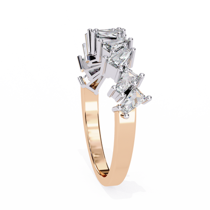 TRINITYÉ | Aria Baguette Curve Ring