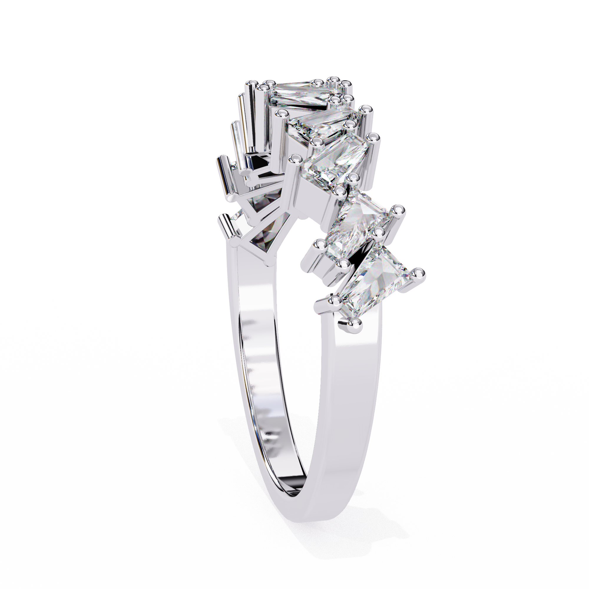 TRINITYÉ | Aria Baguette Curve Ring