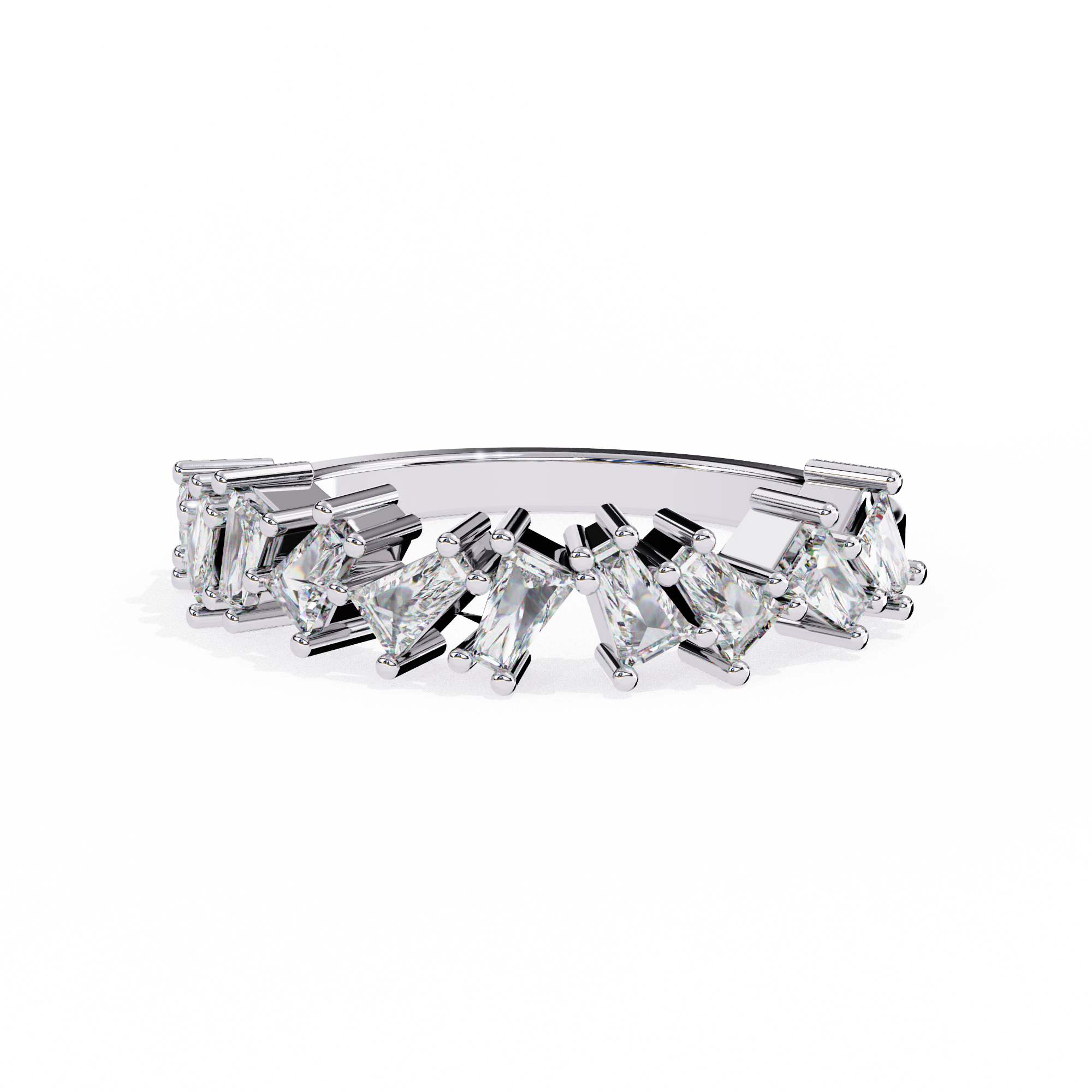 TRINITYÉ | Aria Baguette Curve Ring