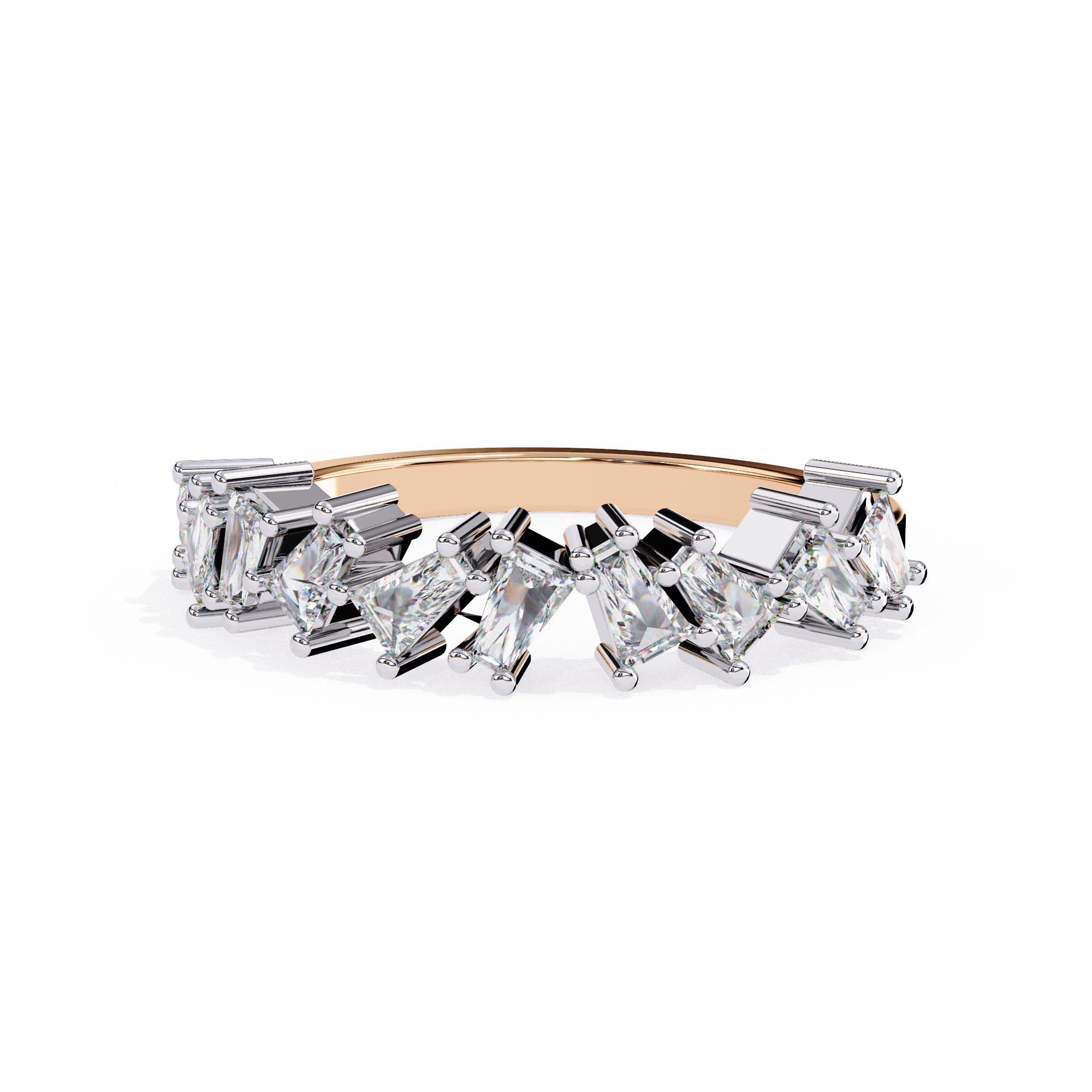 TRINITYÉ | Aria Baguette Curve Ring
