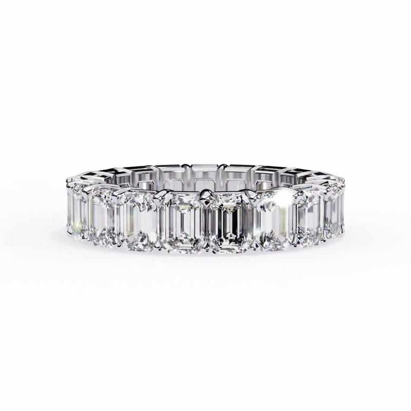 ÉTERNELLE | Régence Emerald Eternity Band