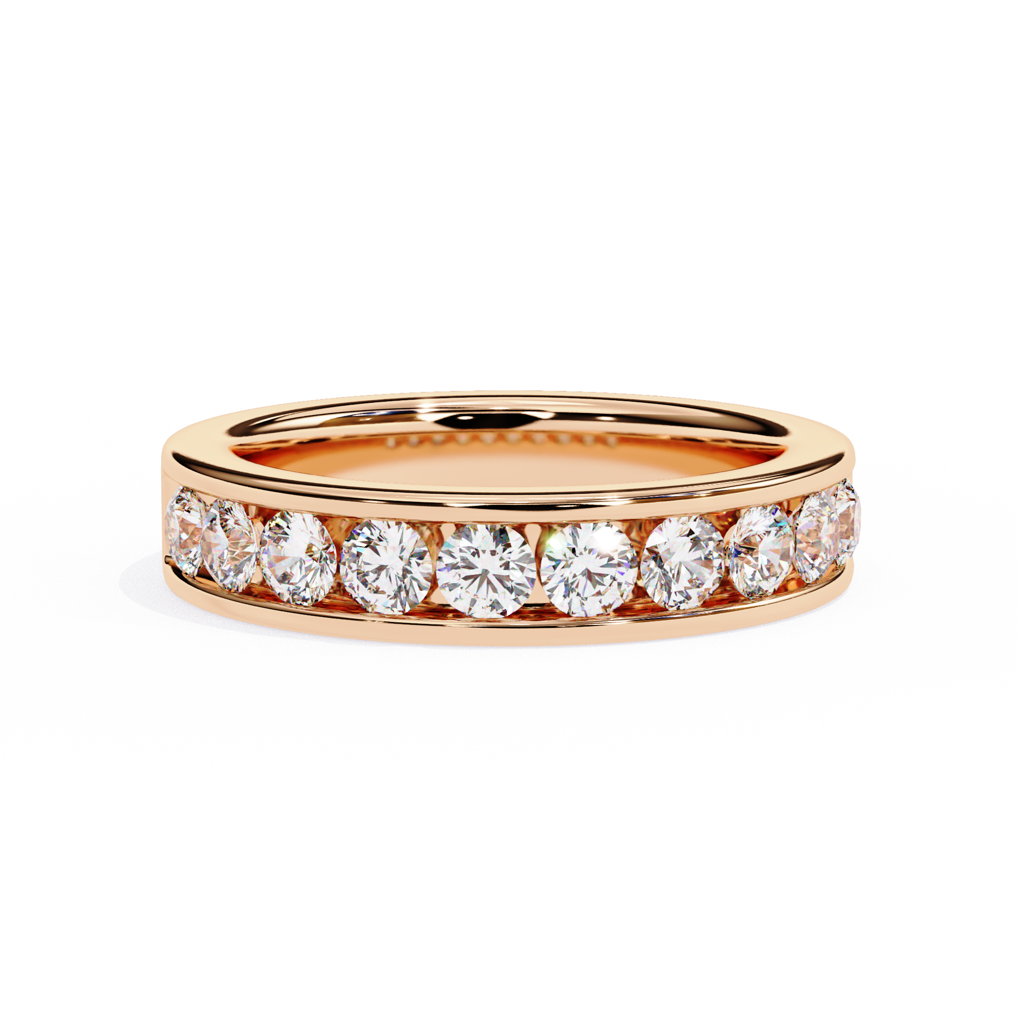 ÉTERNELLE | Radiant Line Channel Eternity Band