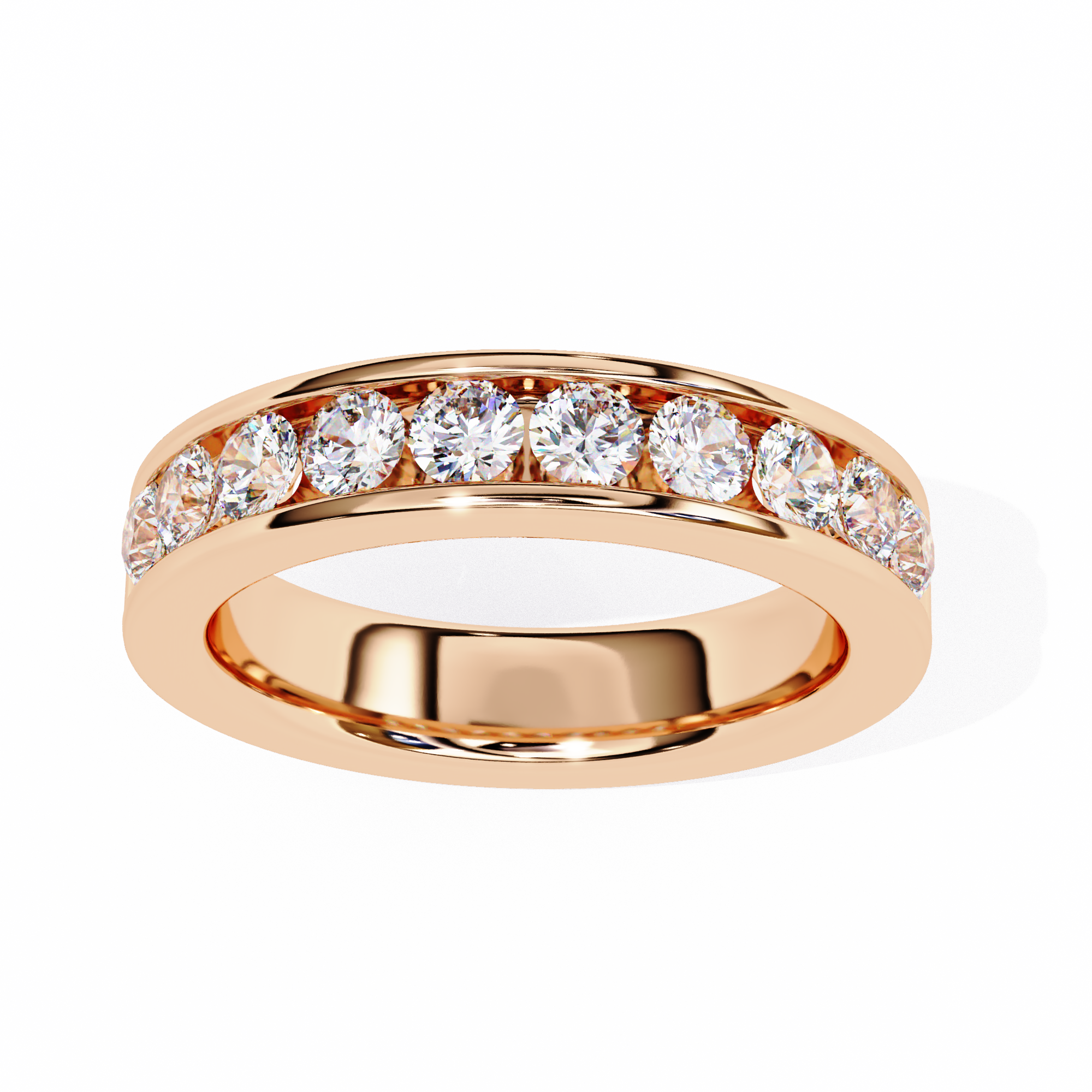 ÉTERNELLE | Radiant Line Channel Eternity Band