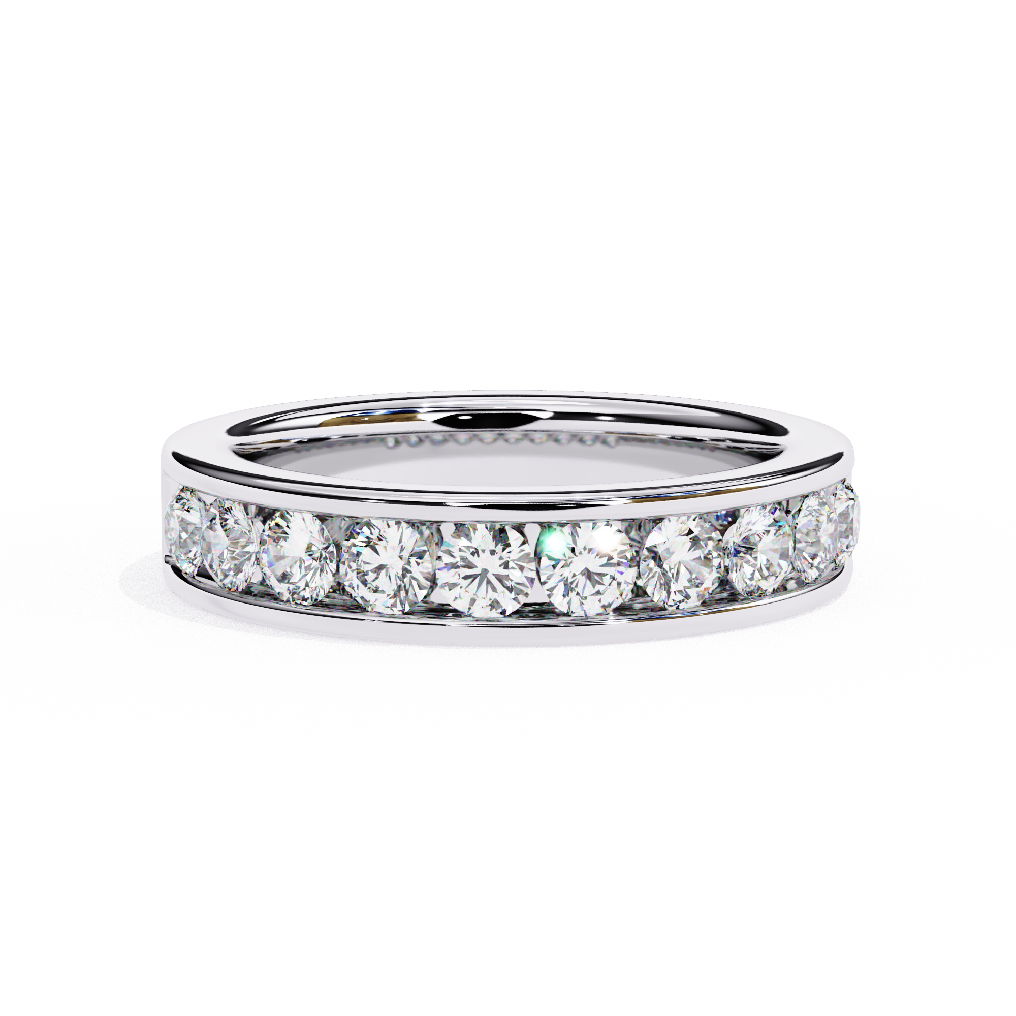 ÉTERNELLE | Radiant Line Channel Eternity Band