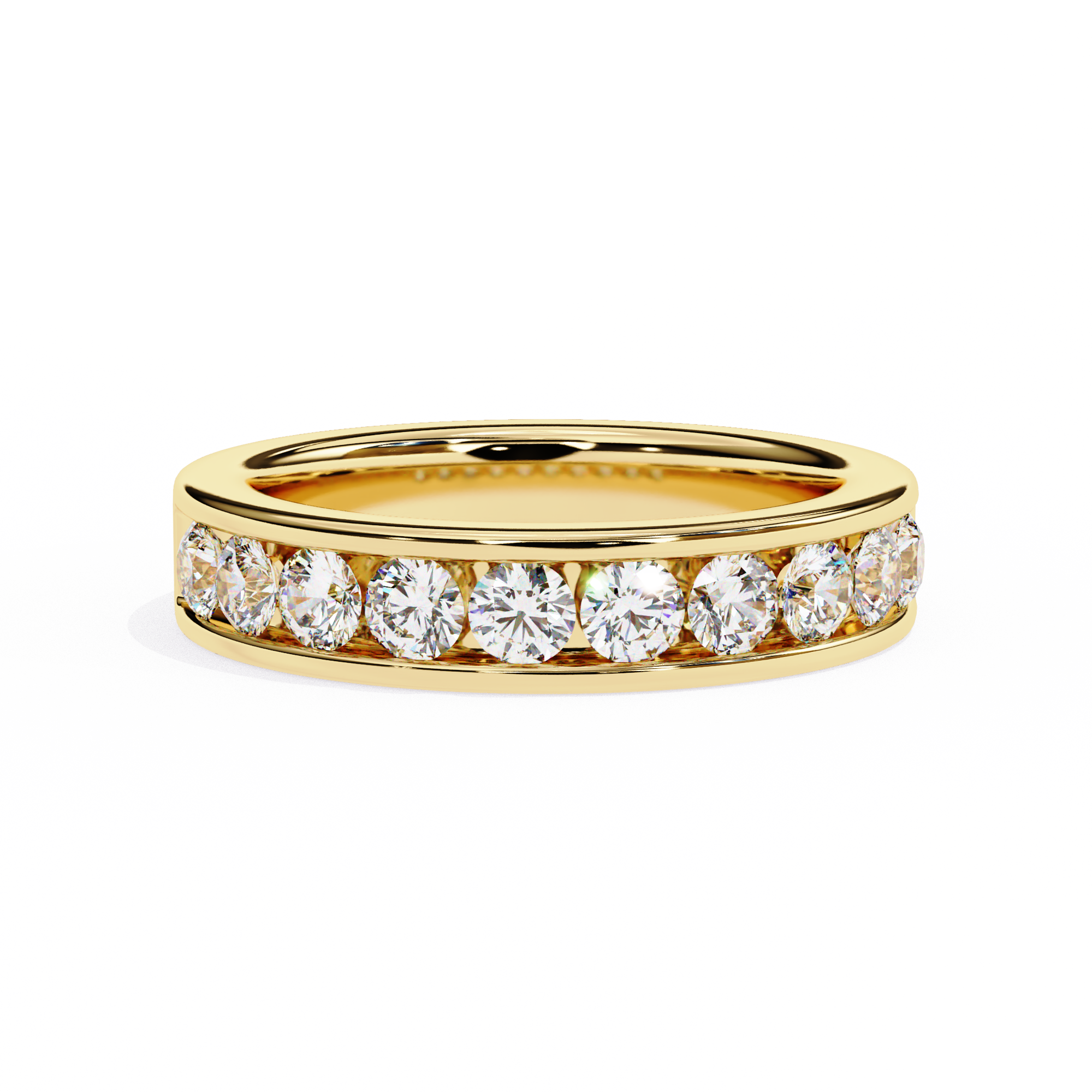 ÉTERNELLE | Radiant Line Channel Eternity Band