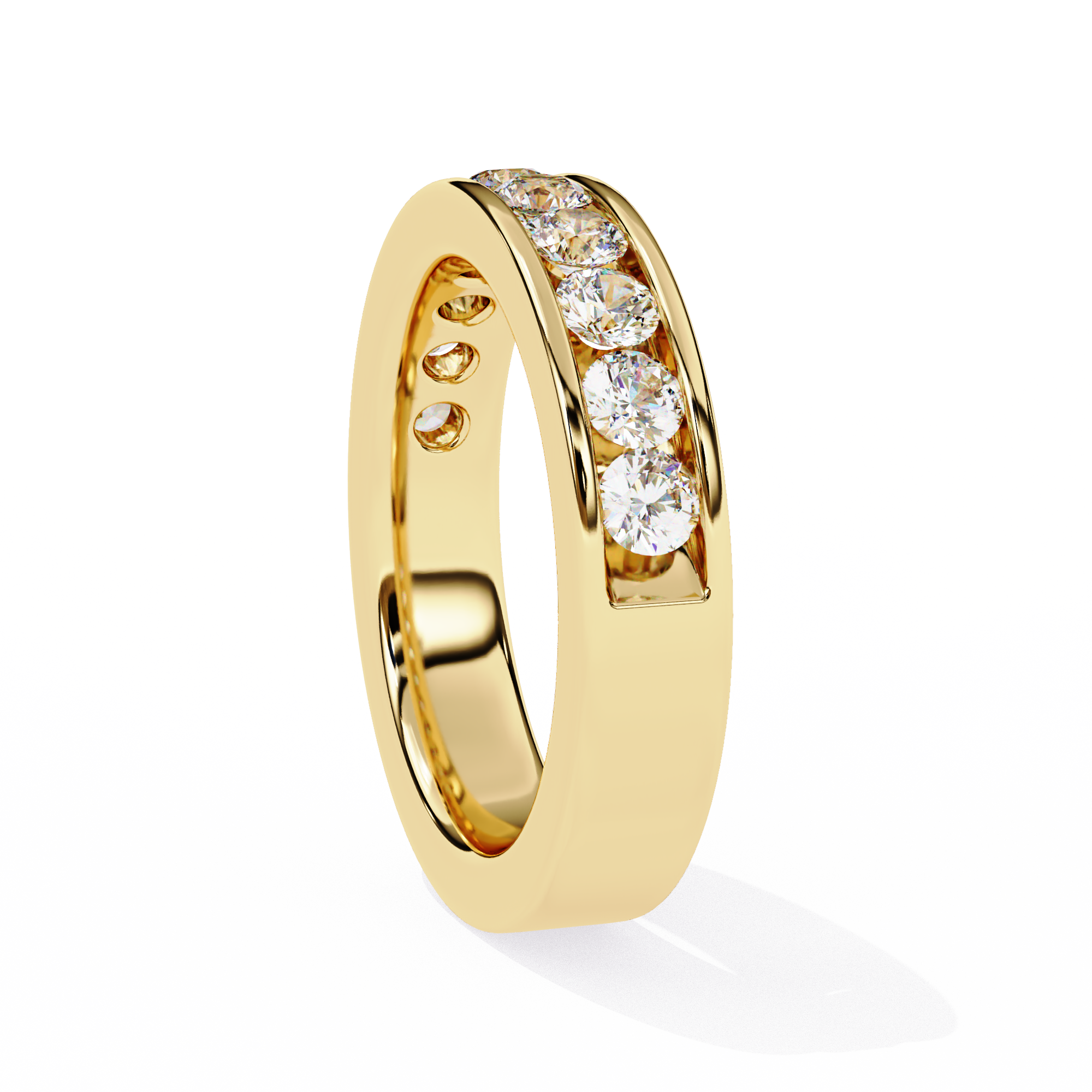 ÉTERNELLE | Radiant Line Channel Eternity Band