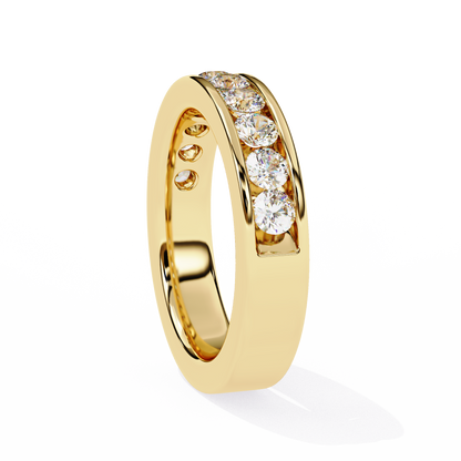 ÉTERNELLE | Radiant Line Channel Eternity Band