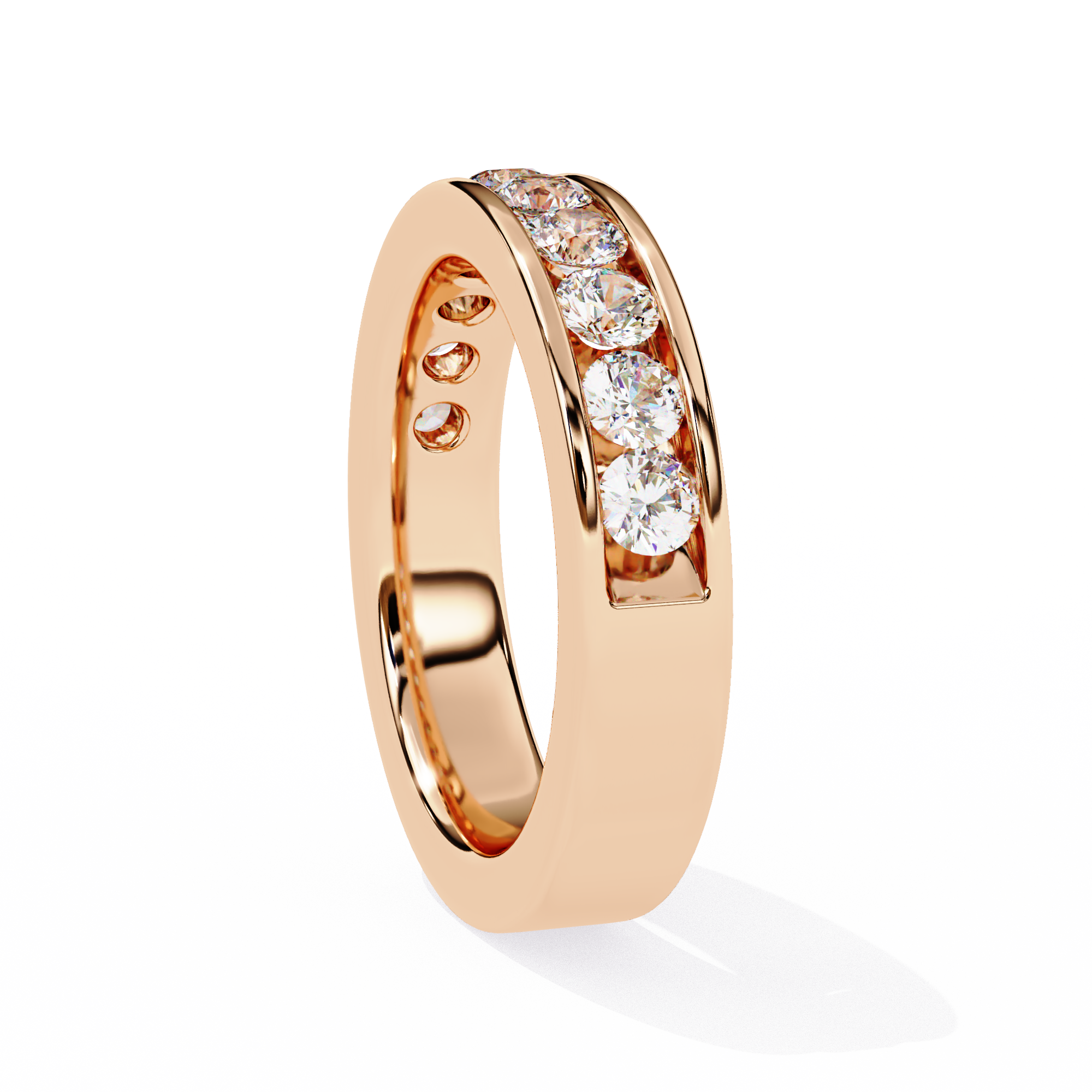 ÉTERNELLE | Radiant Line Channel Eternity Band
