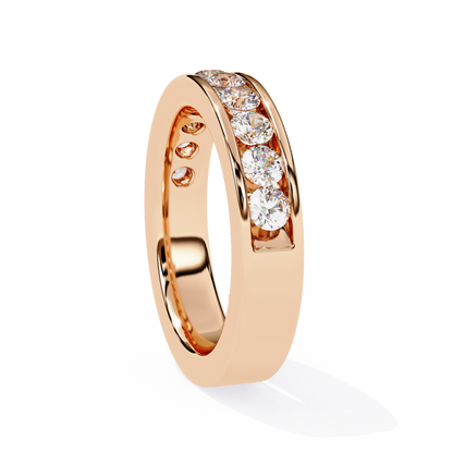 ÉTERNELLE | Radiant Line Channel Eternity Band