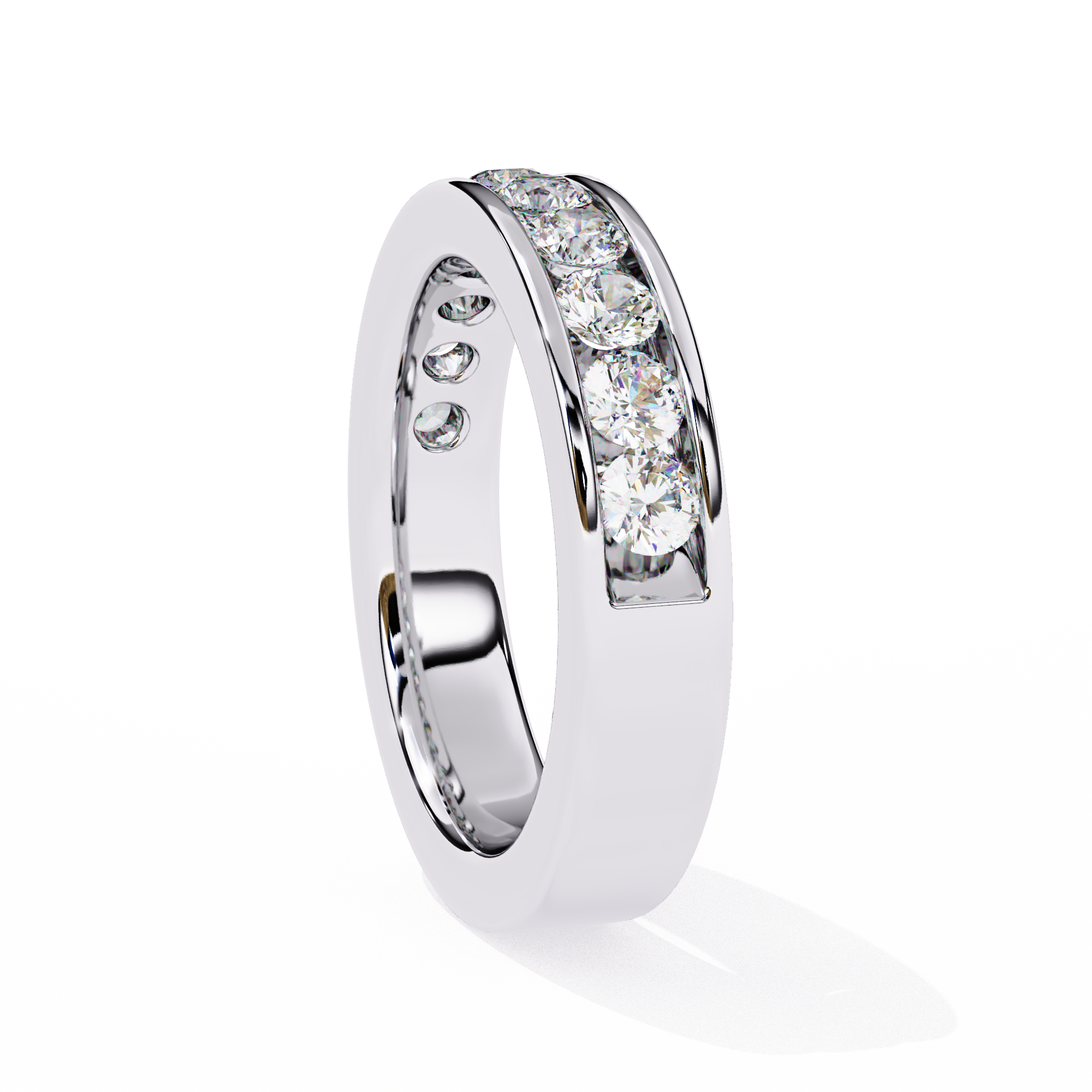 ÉTERNELLE | Radiant Line Channel Eternity Band