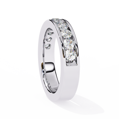 ÉTERNELLE | Radiant Line Channel Eternity Band