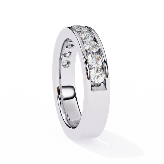 ÉTERNELLE | Radiant Line Channel Eternity Band