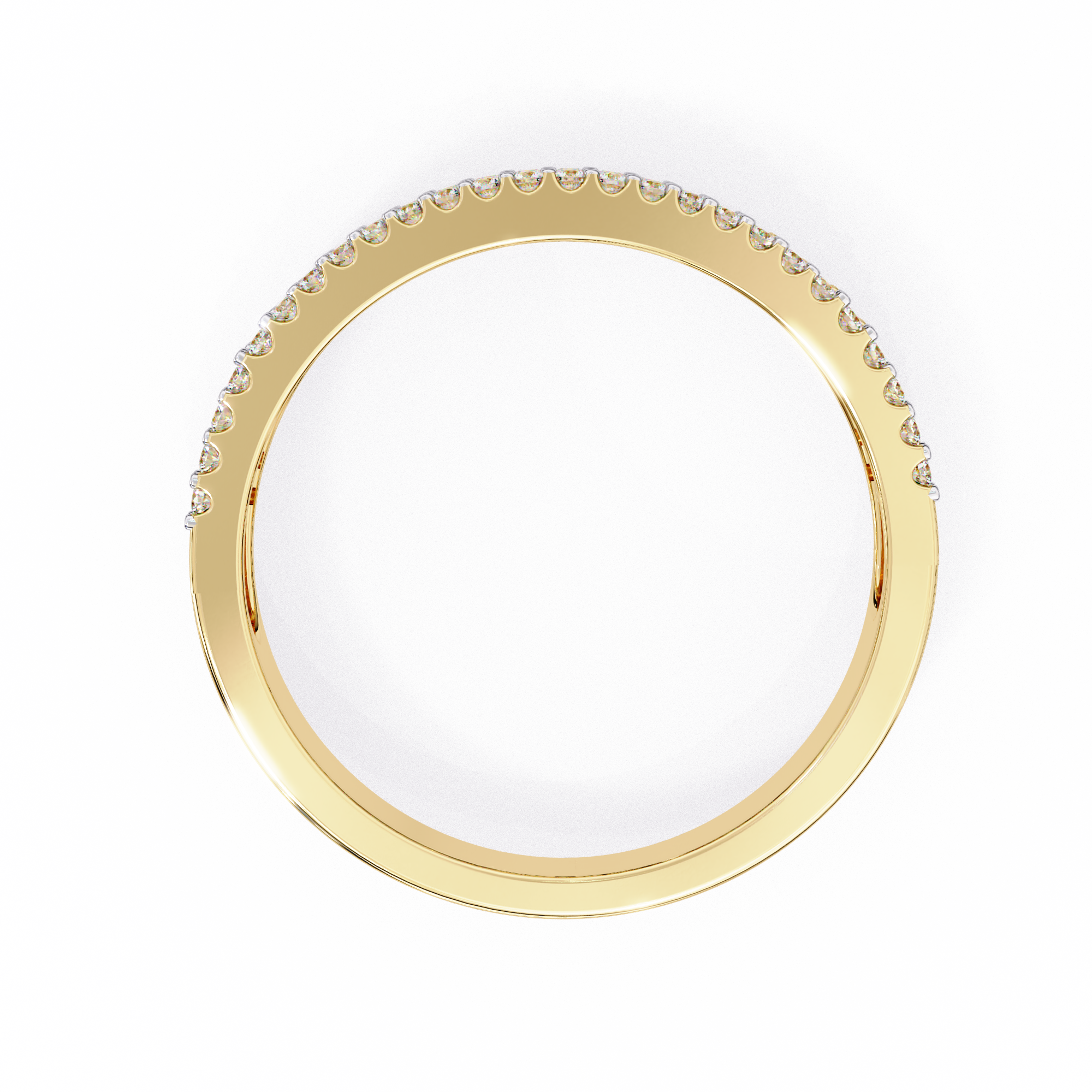 ÉTERNELLE | Double Row Illusion Baguette Eternity Band
