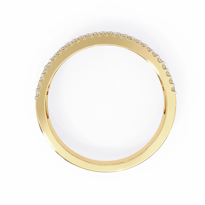 ÉTERNELLE | Double Row Illusion Baguette Eternity Band