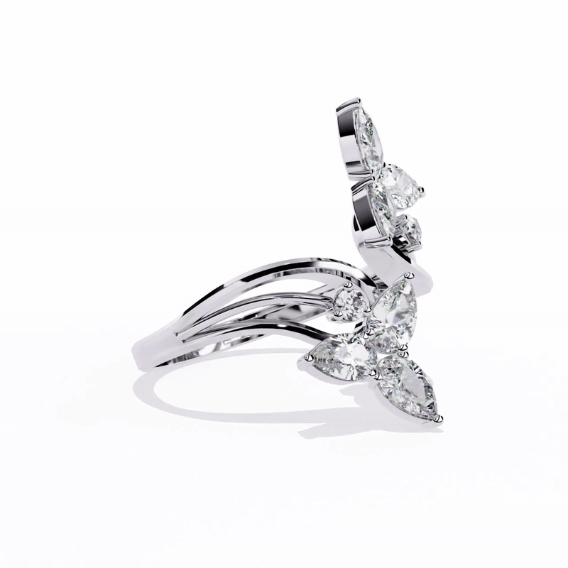TRINITYÉ | The Double Bloom Diamond Ring