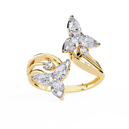 TRINITYÉ | The Double Bloom Diamond Ring
