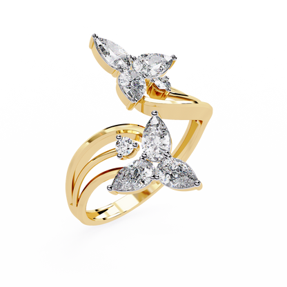 TRINITYÉ | The Double Bloom Diamond Ring