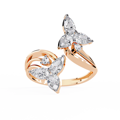 TRINITYÉ | The Double Bloom Diamond Ring