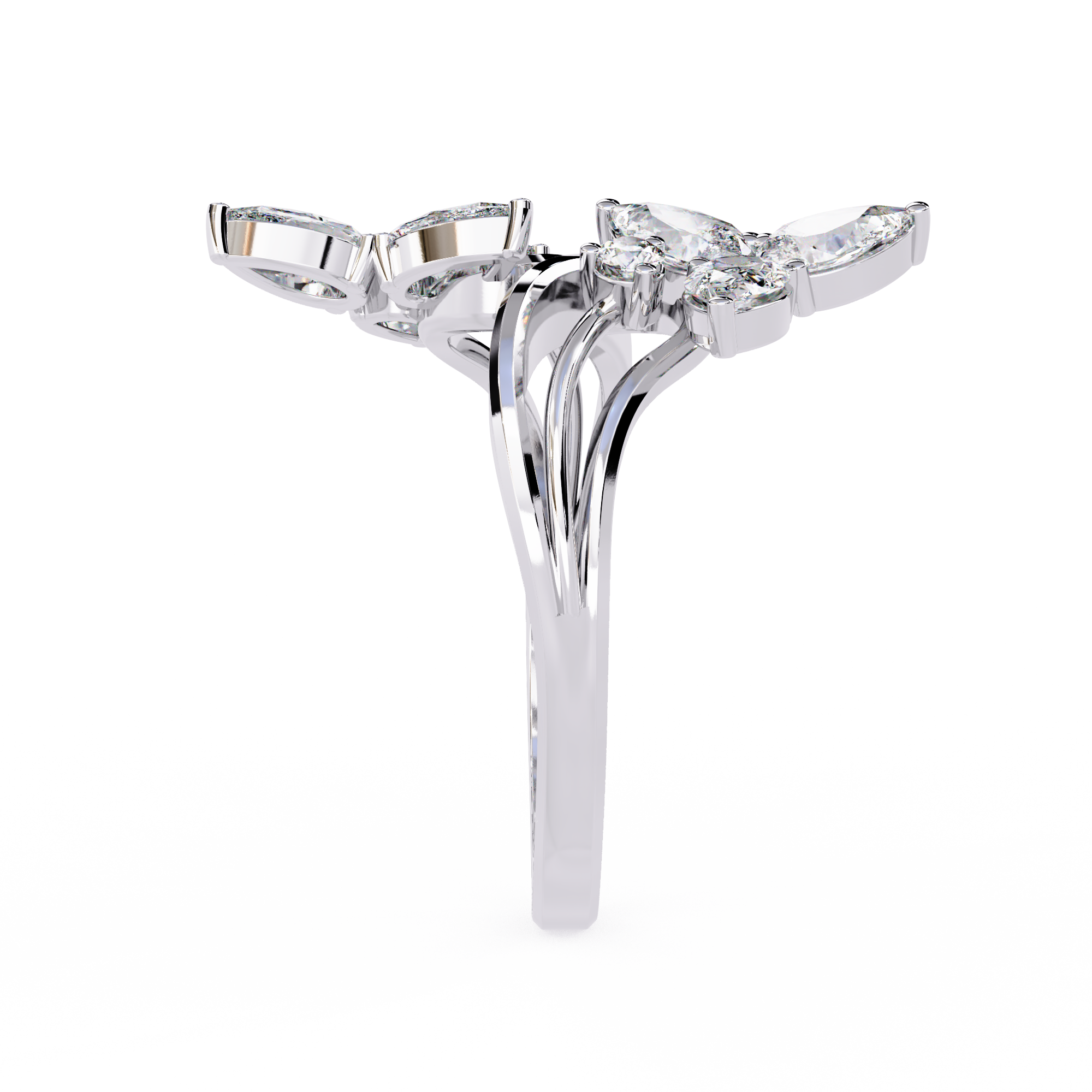 TRINITYÉ | The Double Bloom Diamond Ring