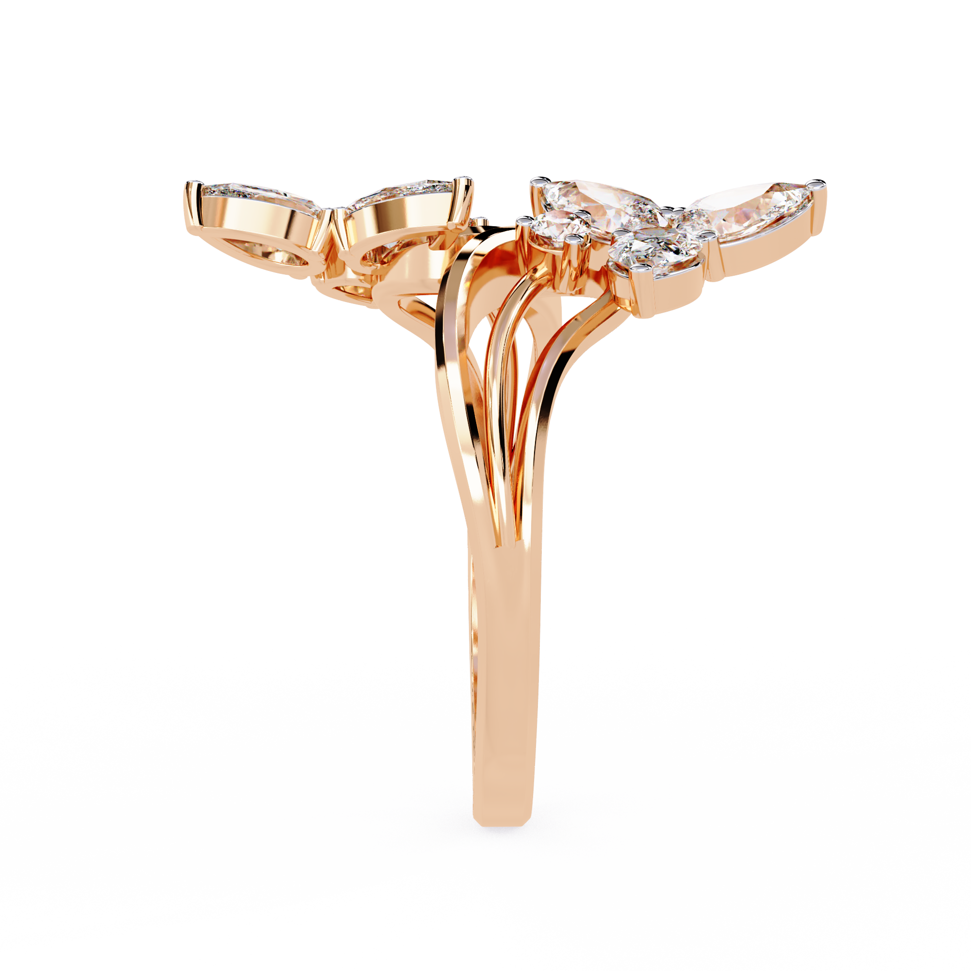 TRINITYÉ | The Double Bloom Diamond Ring