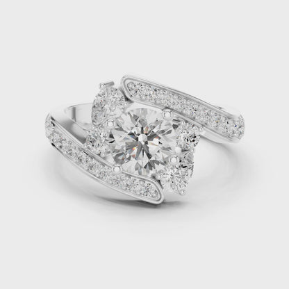 ÉTOILE | The Radiant Embrace Split-Shank Ring